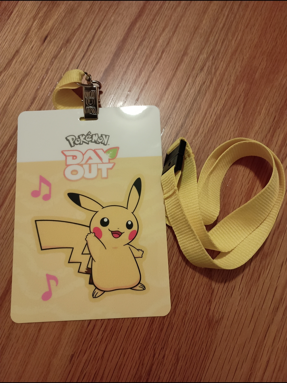 Pokémon Day Out Pikachu Badge Brand New